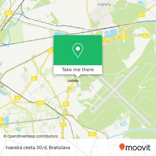 Ivanská cesta 30/d map