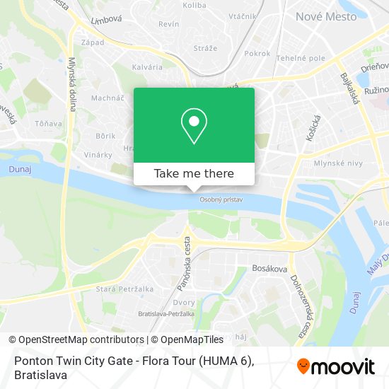 Ponton Twin City Gate - Flora Tour (HUMA 6) map