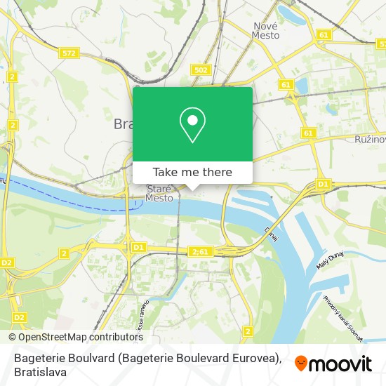 Bageterie Boulvard (Bageterie Boulevard Eurovea) map