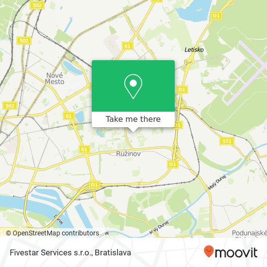 Fivestar Services s.r.o. map