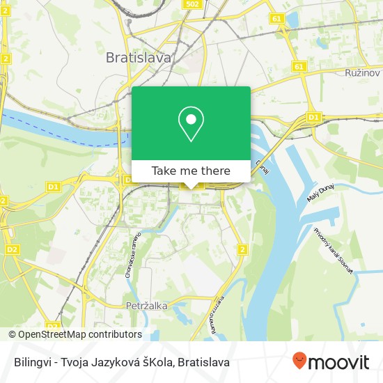 Bilingvi - Tvoja Jazyková šKola map