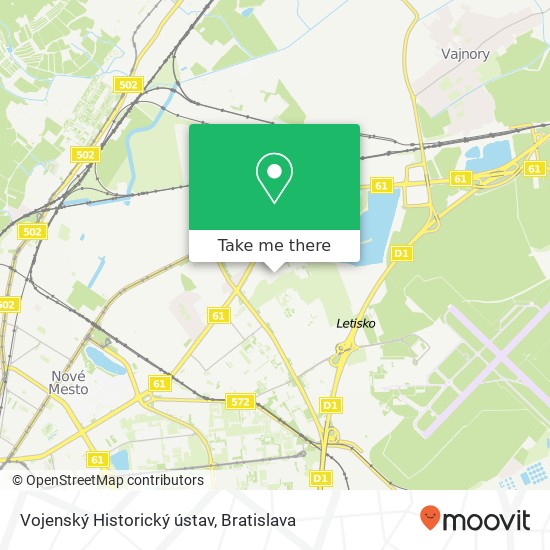 Vojenský Historický ústav map