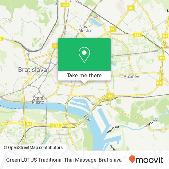 Green LOTUS Traditional Thai Massage map