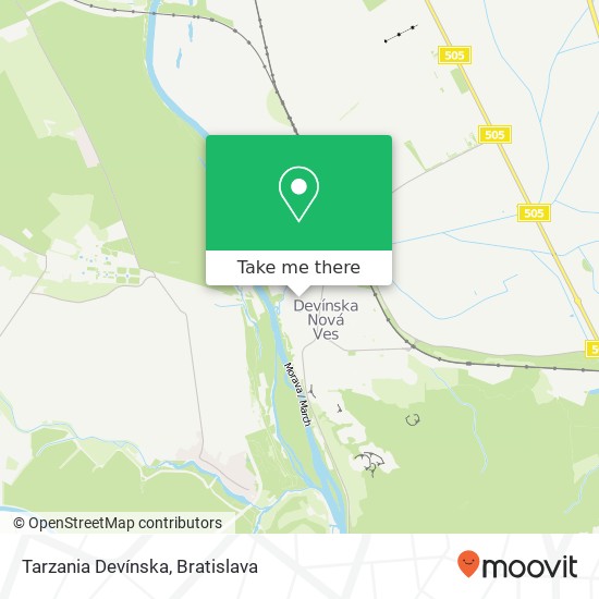 Tarzania Devínska map