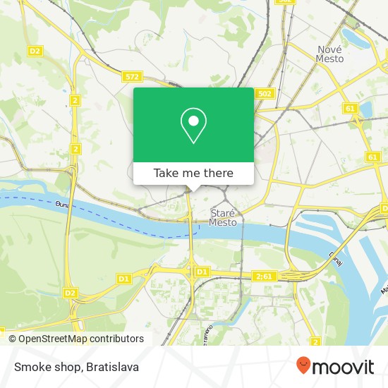 Smoke shop map