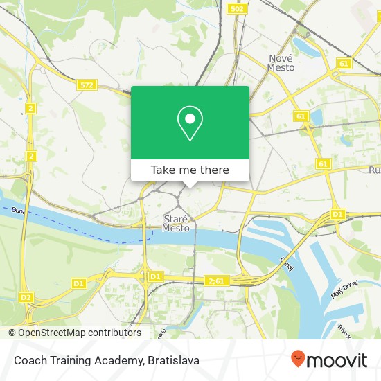 Coach Training Academy map