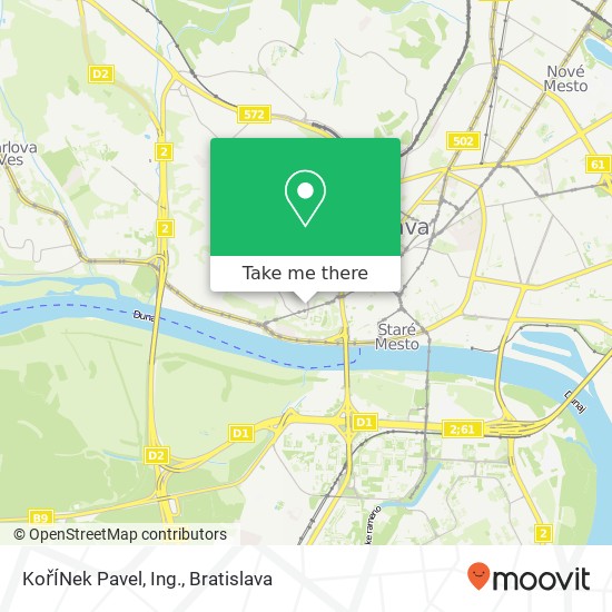 KořÍNek Pavel, Ing. map