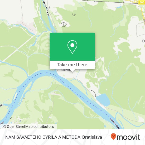 NAM SAVAETEHO CYRILA A METODA map