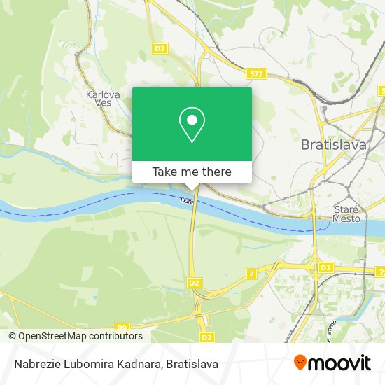 Nabrezie Lubomira Kadnara map