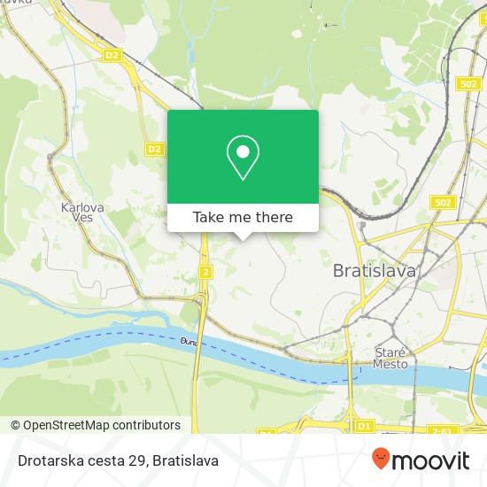 Drotarska cesta 29 map