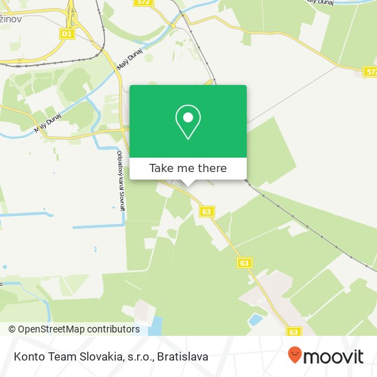 Konto Team Slovakia, s.r.o. map