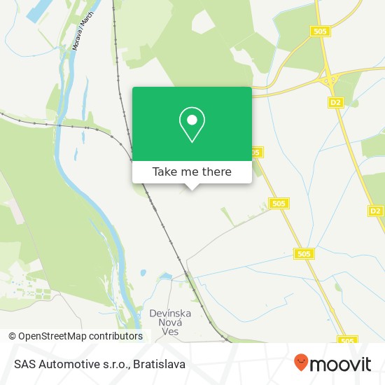 SAS Automotive s.r.o. map