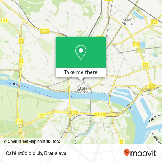 Café štúdio club map