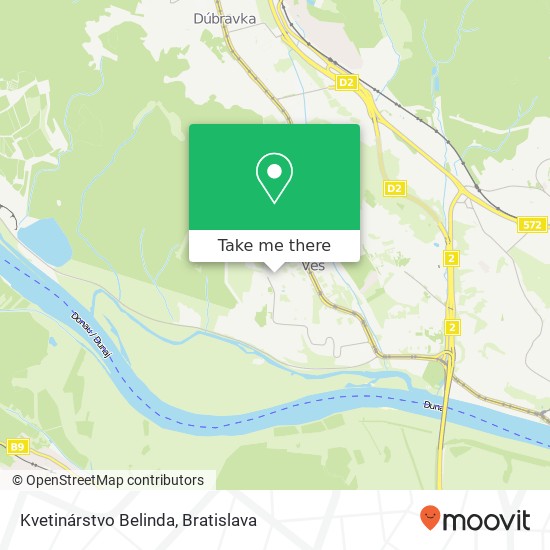 Kvetinárstvo Belinda map