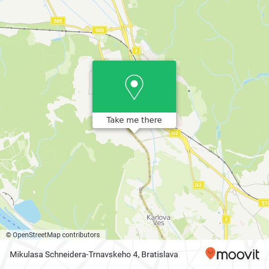 Mikulasa Schneidera-Trnavskeho 4 map