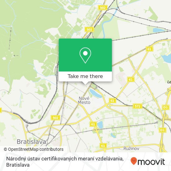 Národný ústav certifikovaných meraní vzdelávania map