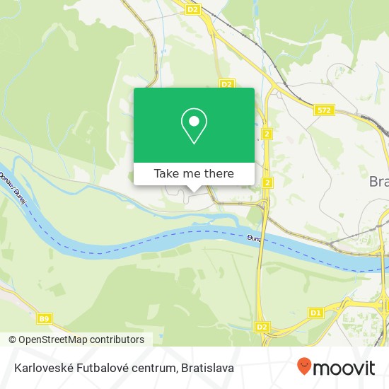 Karloveské Futbalové centrum map