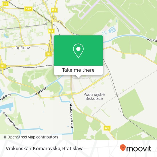 Vrakunska / Komarovska map