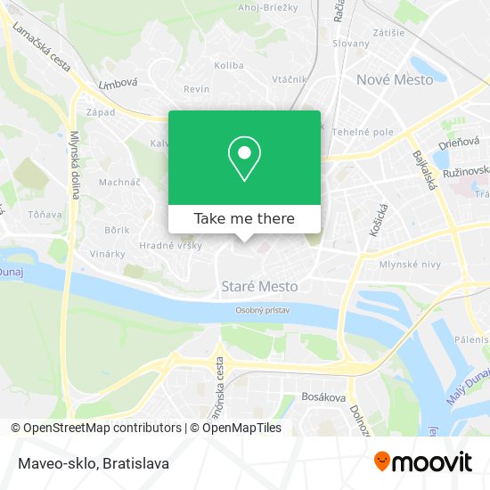 Maveo-sklo map