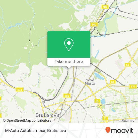 M-Auto Autoklampiar map