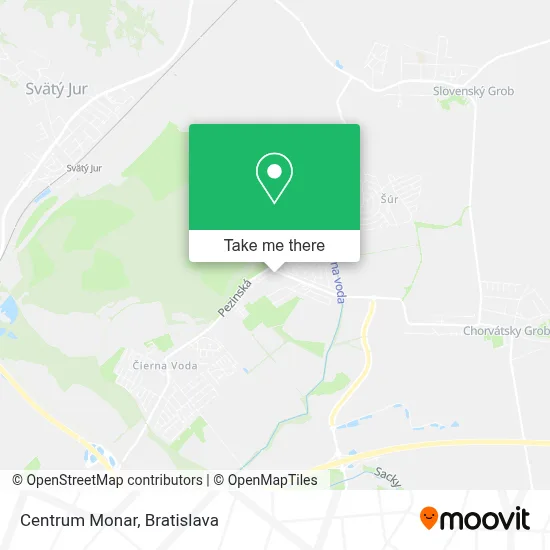 Centrum Monar map