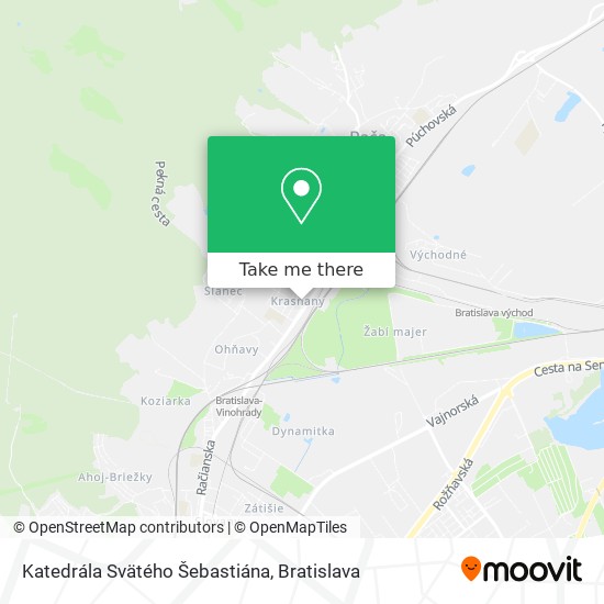 Katedrála Svätého Šebastiána map