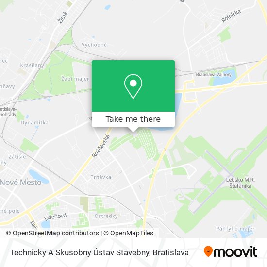 Technický A Skúšobný Ústav Stavebný map