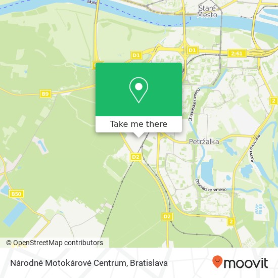 Národné Motokárové Centrum map