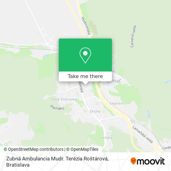 Zubná Ambulancia Mudr. Terézia Roštárová map