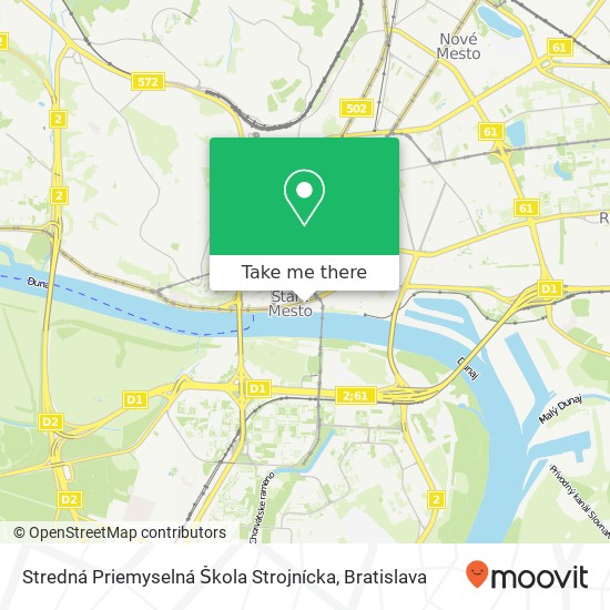 Stredná Priemyselná Škola Strojnícka map