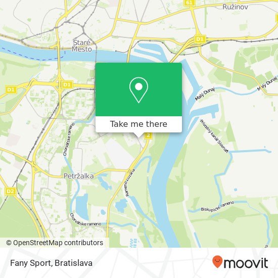Fany Sport map