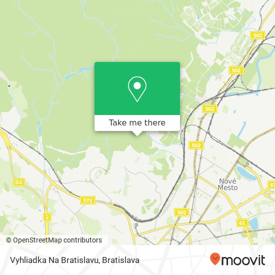 Vyhliadka Na Bratislavu map