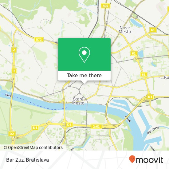 Bar Zuz map