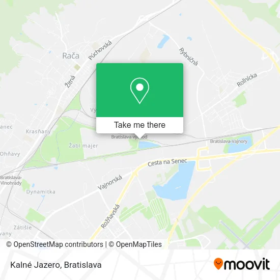 Kalné Jazero map