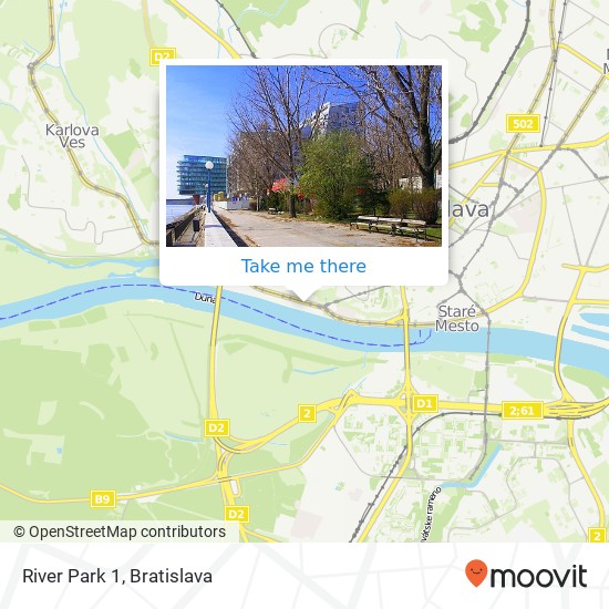 River Park 1 map