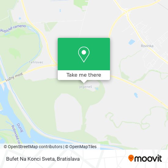 Bufet Na Konci Sveta map