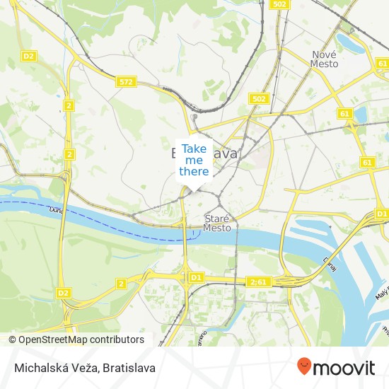 Michalská Veža map