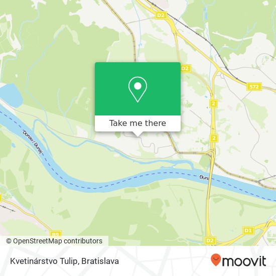 Kvetinárstvo Tulip map