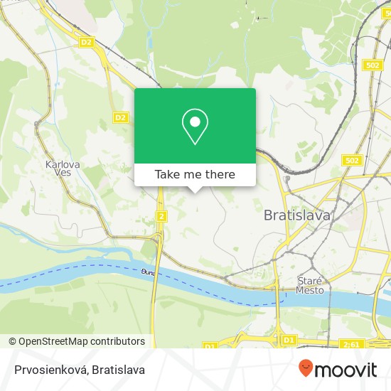 Prvosienková map