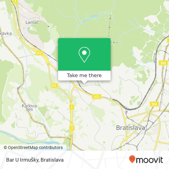 Bar U Irmušky map