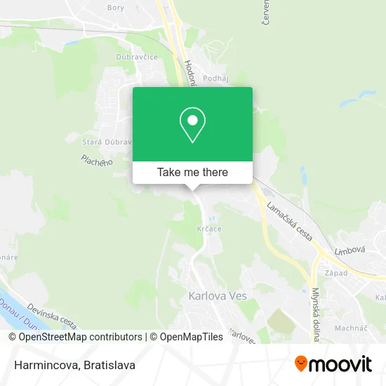 Harmincova map