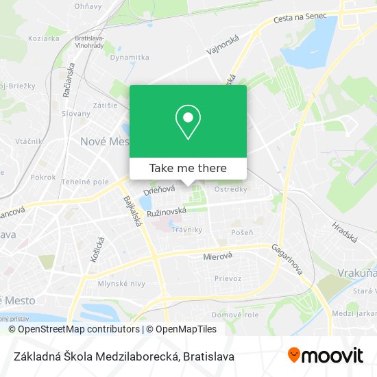 Základná Škola Medzilaborecká map