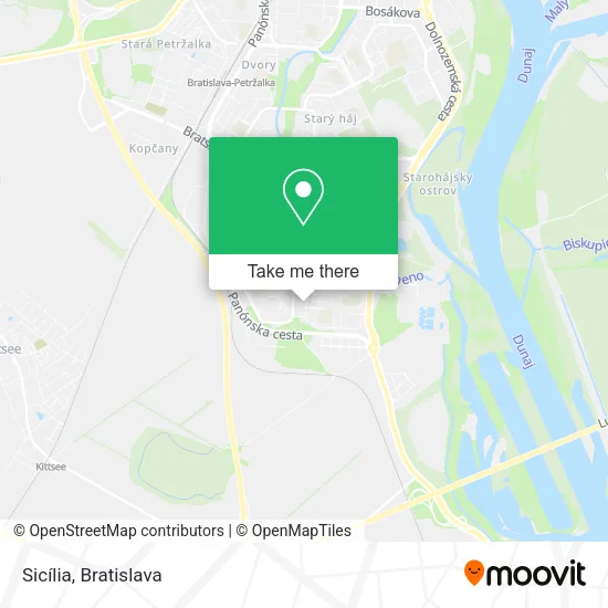 Sicília map