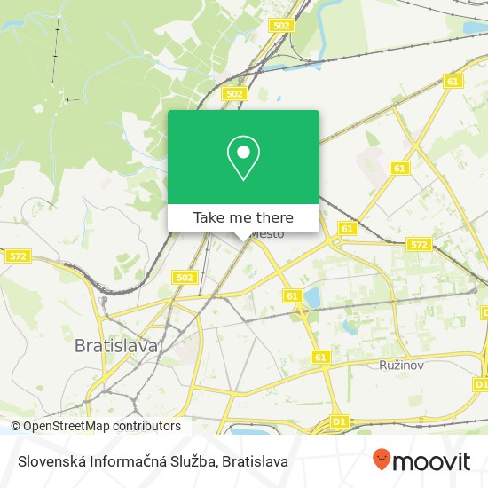 Slovenská Informačná Služba map