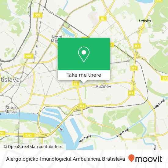 Alergologicko-Imunologická Ambulancia map