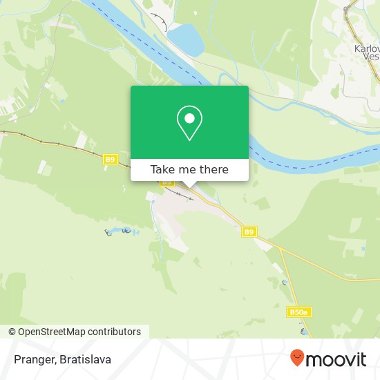 Pranger map