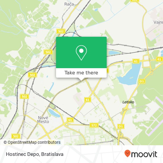 Hostinec Depo map