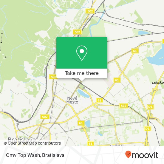 Omv Top Wash map