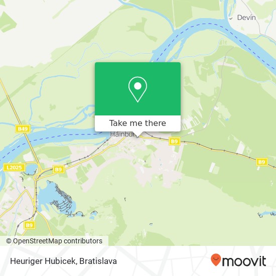 Heuriger Hubicek map