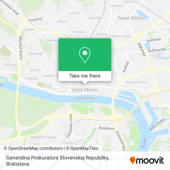 Generálna Prokuratúra Slovenskej Republiky map